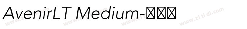 AvenirLT Medium字体转换